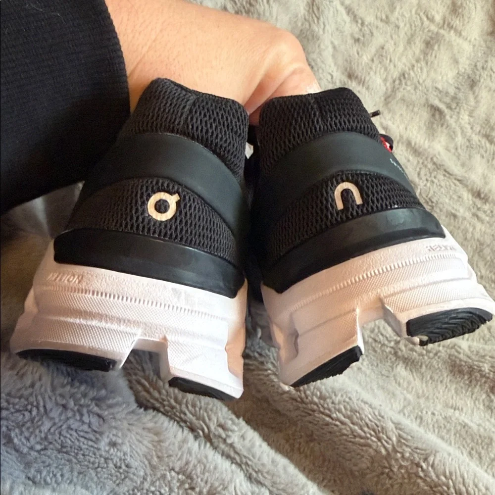 On Running Women’s Black & White CloudTec Running Sneakers - Picture 7 of 13